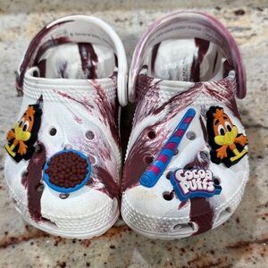 Kids Crocs - White and Brown